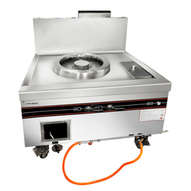stainless steel Gas Chinese Single Head Steamer (Steam Generator Type)