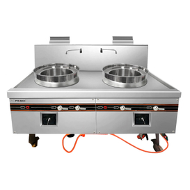 Gas Chinese Double Head Steamer (Pot Type)