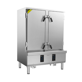 24 trays Electric stainless steel seafood Steamer Cabinet