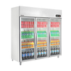 stainless steel upright freezer