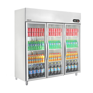 stainless steel upright freezer