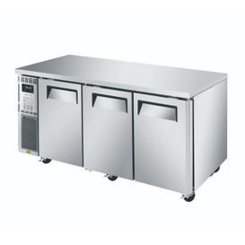 3 door undercounter refrigerator freezer with Capacity Freezer 151 litre