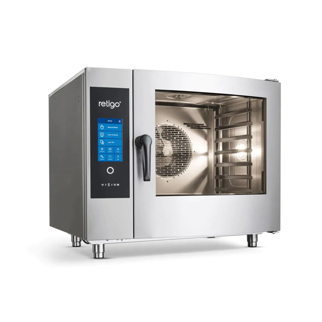 Countertop Efficient Electric Retigo Combi Oven for Perfectly Cooked Meals in Restaurants and café