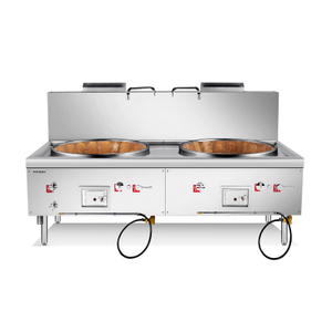 Gas Environmental Double Large Wok Range (with blower)