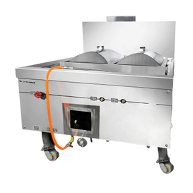 Gas Chinese Rice-Roll Steamer