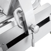 12' Automatic Meat Slicer- Anodized Aluminum Upper Body And Stainless Steel Base 
