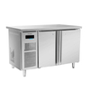 undercounter stainless steel fridge