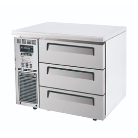 commercial worktop refrigerator with Stainless Steel Cabinet Construction