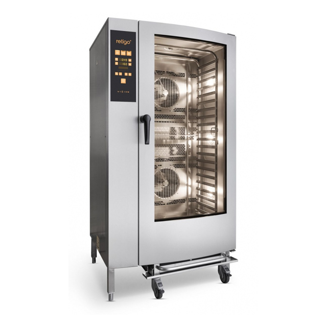 Professional-grade Retigo industrial combi oven for bakery and restaurant with high efficiency