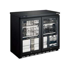 back bar with refrigerator