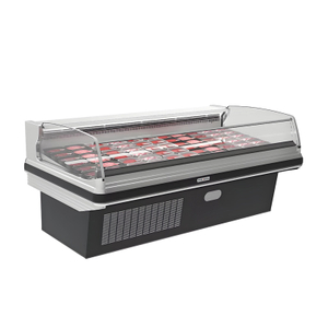 double door reach in refrigerator