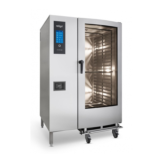 Commercial sleek countertop convection oven with modern design, delivering powerful performance for baking