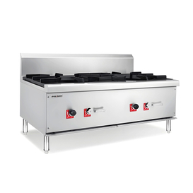 Gas Double Stock Pot Stove