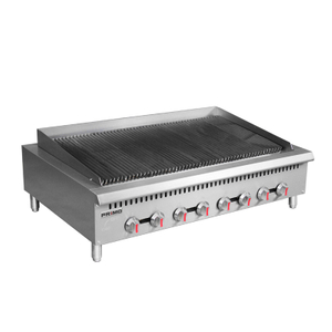 gas range with broiler