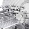 12' Automatic Meat Slicer- Anodized Aluminum Upper Body And Stainless Steel Base 