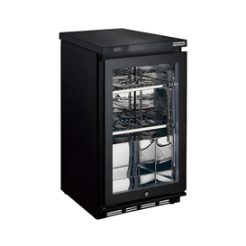 back bar with fridge