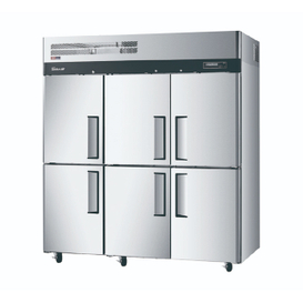 stainless steel turbo air 3 door reach in cooler for sale