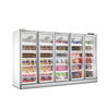 commercial 3 glass door merchandiser upright refrigerator cooler