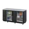 2 Glass Door Back Bar Chiller