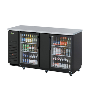 2 Glass Door Back Bar Chiller