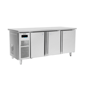 stainless steel under counter freezer