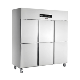 6 door upright chiller
