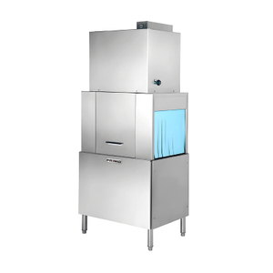 commercial hood type dishwasher