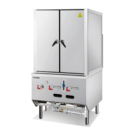 Gas Environmental Double Door Steam Cabinet