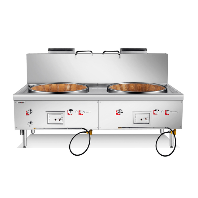 Gas Environmental Double Large Wok Range (with blower)