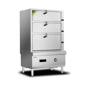 '3-Door Commercial Seafood Steamer Cabinet-W1100