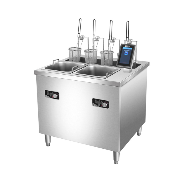 4+2 combination intelligent lifting cooking furnace