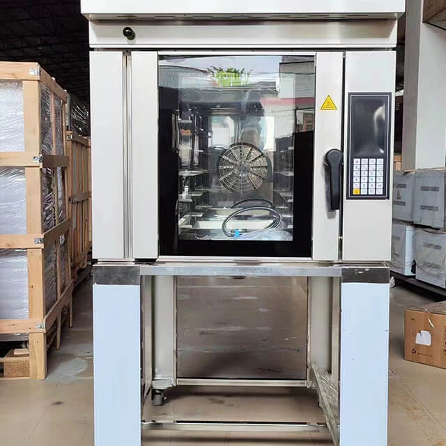 Bakery Equipment Hot Air Bakery Rotary Circulation Pizza Oven