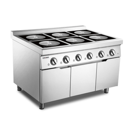 Infra-red 6-zone Flat Induction Range