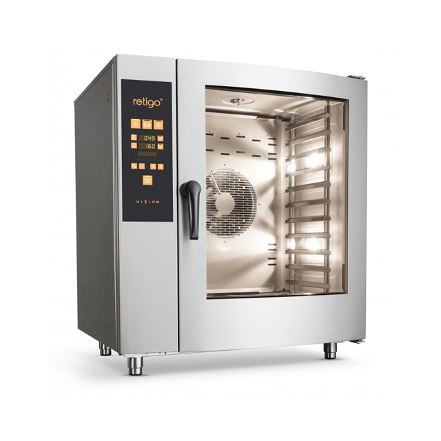 Counter top convection oven, professional grade, with fast cooking and even heat distribution for cafe use
