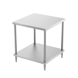 stainless steel table with drawers
