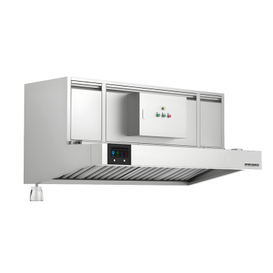 kitchen with exhaust hood