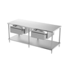 Work Table with Under Shelf And Drawer (4/6 Legs)