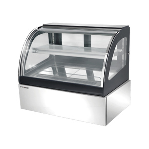 glass cake display counter top