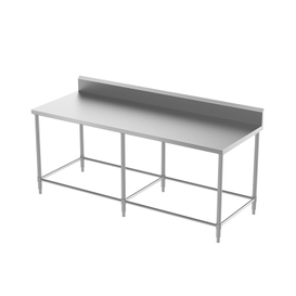 stainless steel kitchen prep table