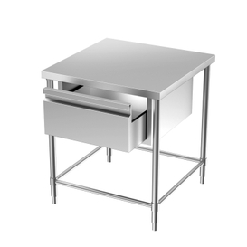 stainless steel food prep table