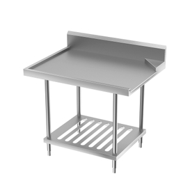 stainless work table with sink