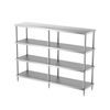 4 Tiers Plain Shelf (4/6 Legs)