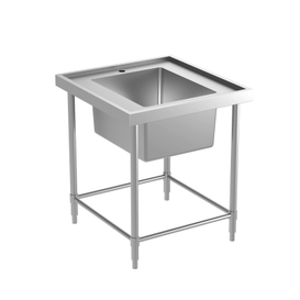 kitchen sink with table top