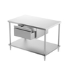 Work Table with Under Shelf And Drawer (4/6 Legs)