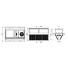 Island Type Exhaust Hood with Filter (No Blower, with Self-clean Function)