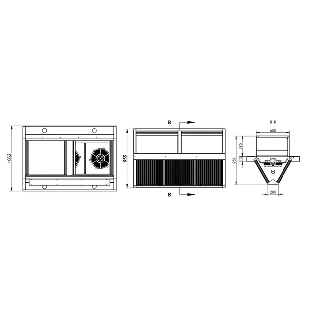 commercial kitchen exhaust hood