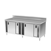 Work Top Cabinet with Backsplash (4/6 Legs)